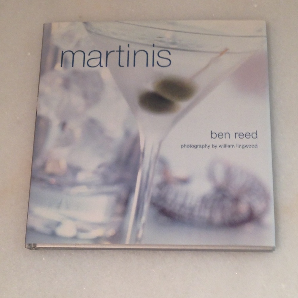 Martini recipe book w/ fabulous pics